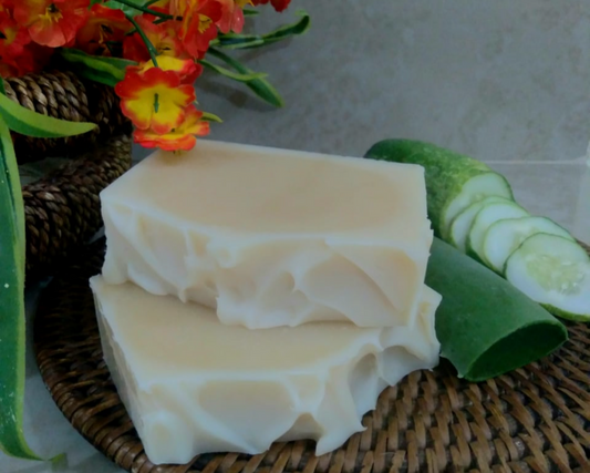 Aloe Vera And Cucumber Soap